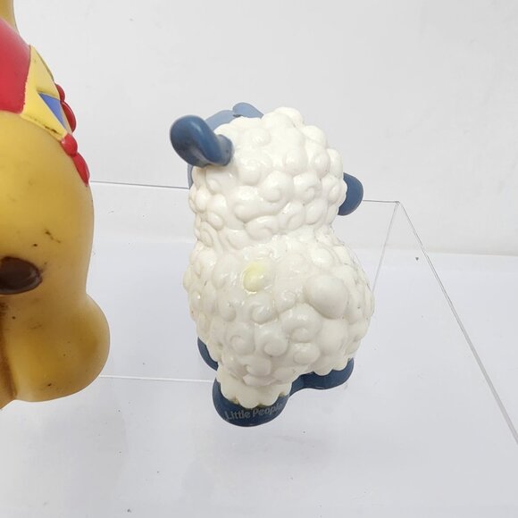 Vintage Fisher-Price Nativity Set 4pc Animals Donkey Cow Camel Sheep Figures - Picture 5 of 10